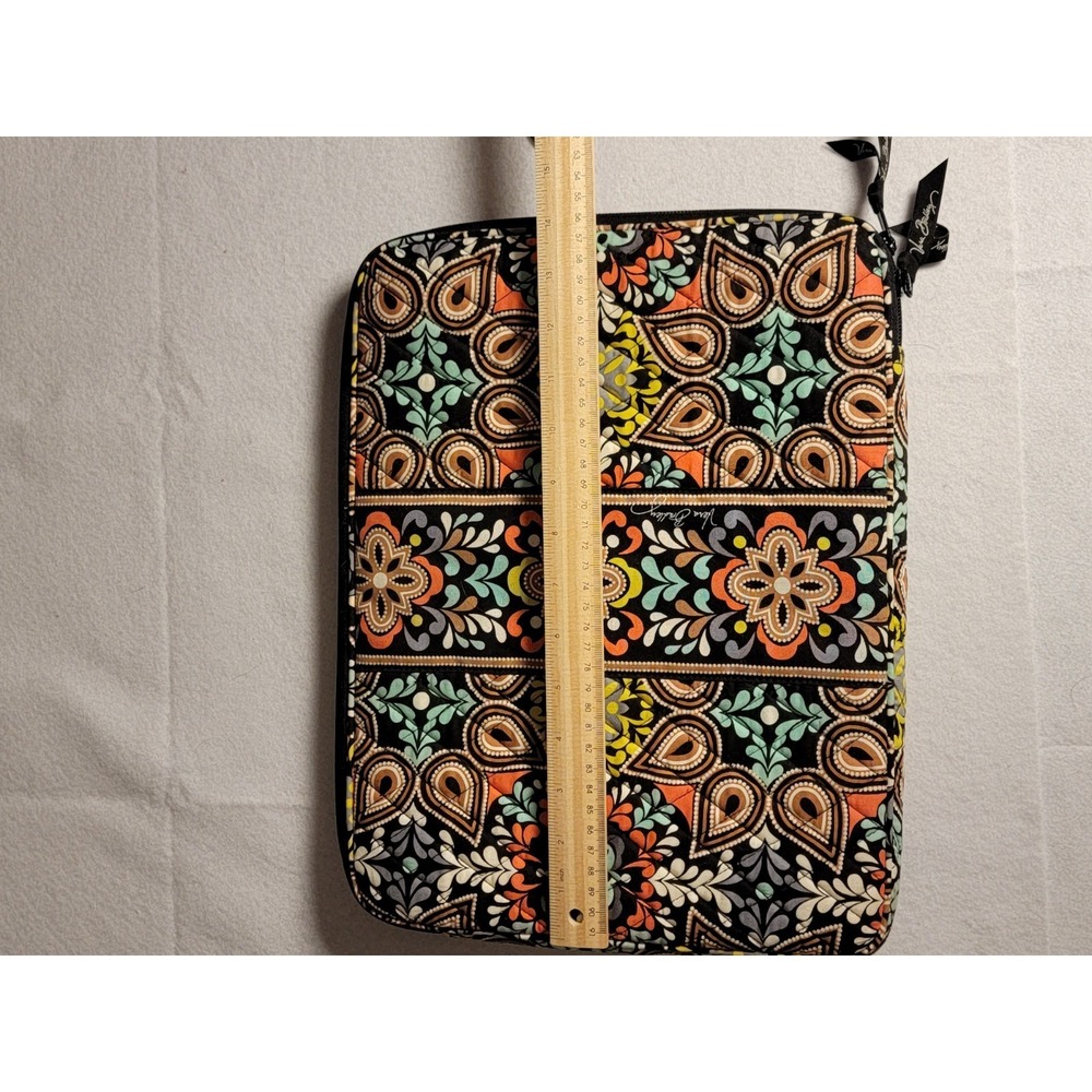 Vera Bradley Laptop Sleeve Navy Floral 14" x 11" Computer Tablet Bag Case